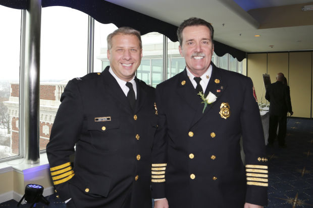 St. Louis Police Chief Sam Dotson, St. Louis Fire Chief Dennis Jenkerson